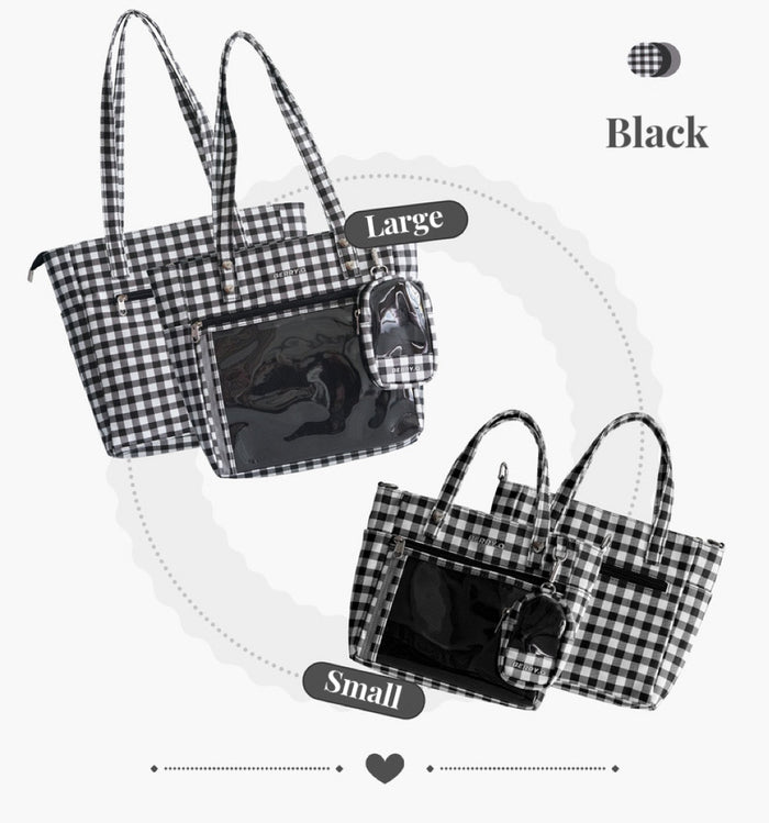 ♡ Plaid Tote Itabag ♡