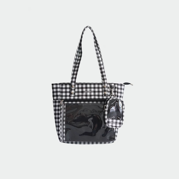 ♡ Plaid Tote Itabag ♡