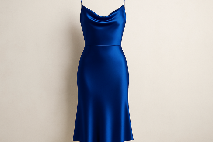 a nice dress with Poly Charmouse : Royal Blue