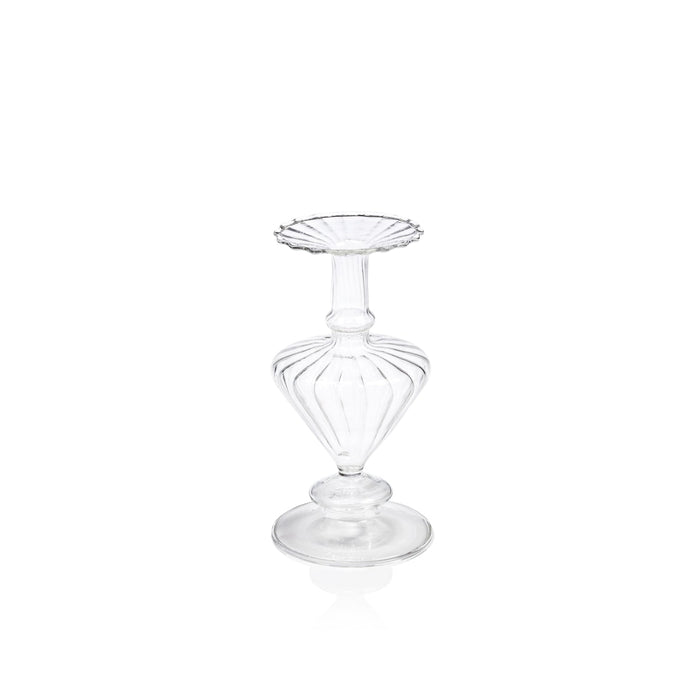 Pompidou Clear Glass Vase - Vases by Carlyle Avenue