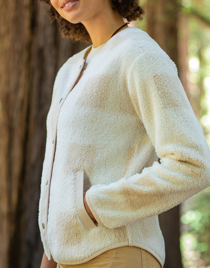 Posie Boucle Jacket: Birch Plaid - FINAL SALE