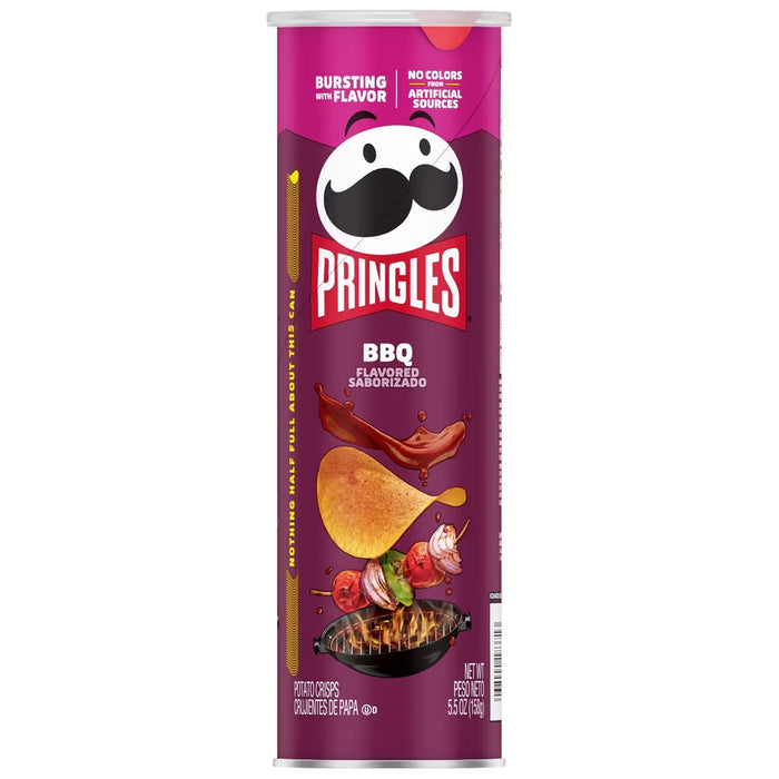 Pringles BBQ Flavored Potato Crisps - 5.5 oz - 14 Pack