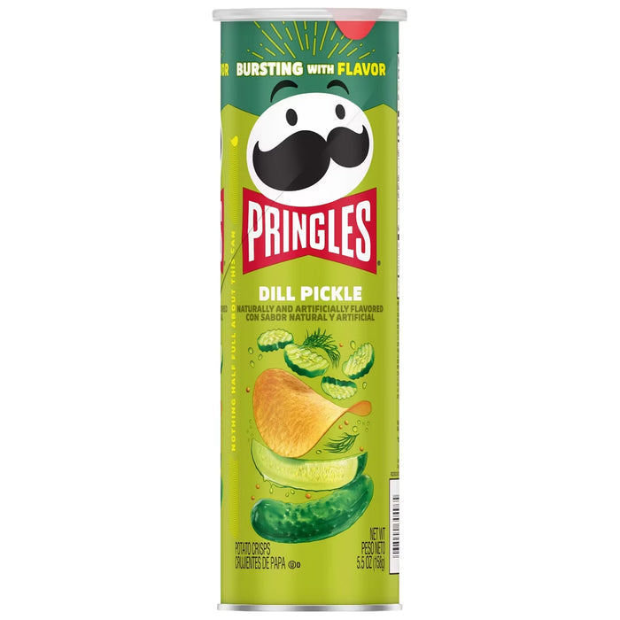 Pringles Dill Pickle Flavored Potato Crisps - 5.5 oz - 14 Pack