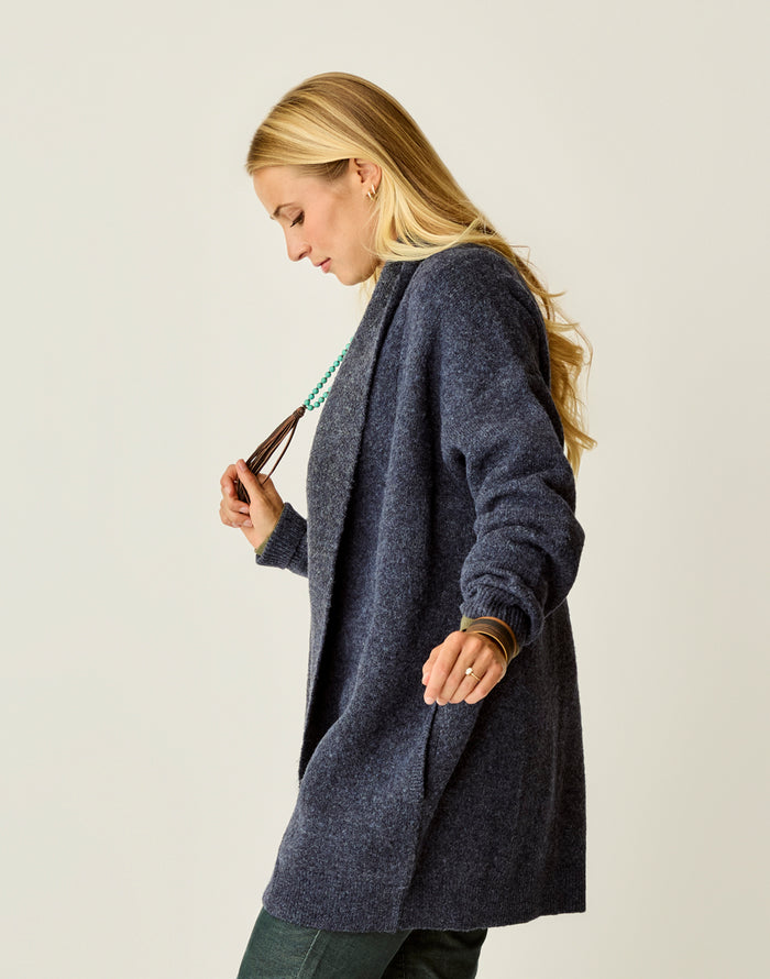 Priya Topper: Navy Heather