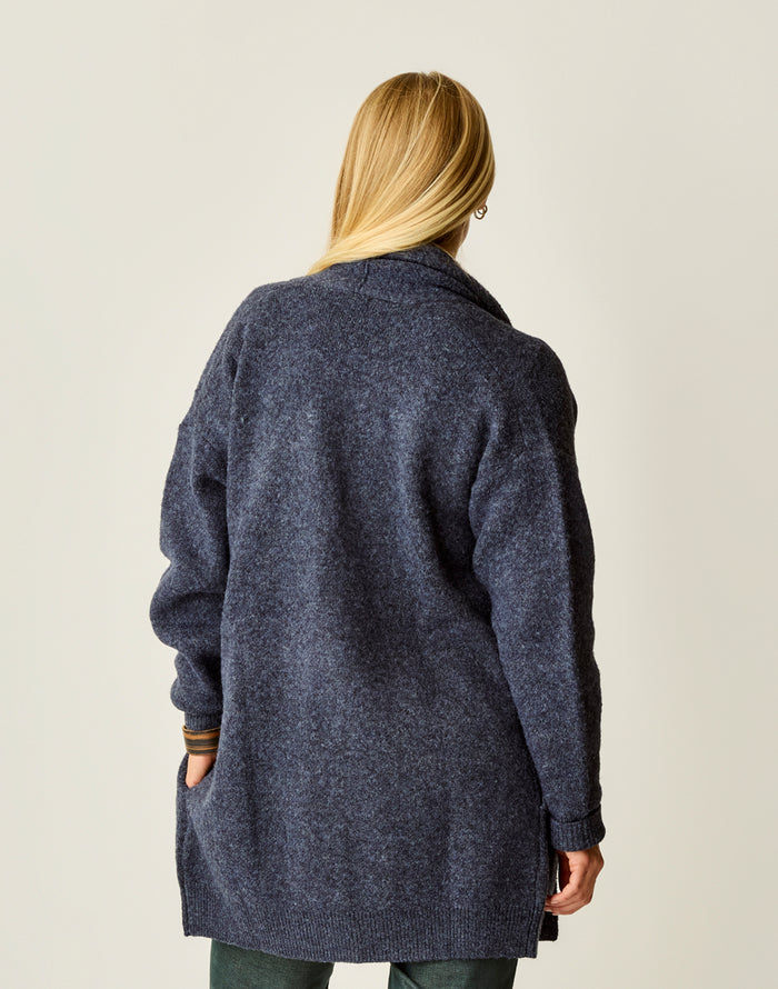 Priya Topper: Navy Heather