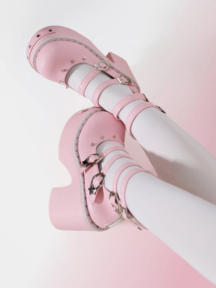 ♡ Punk Doll ♡ - Dolly Platform Heels