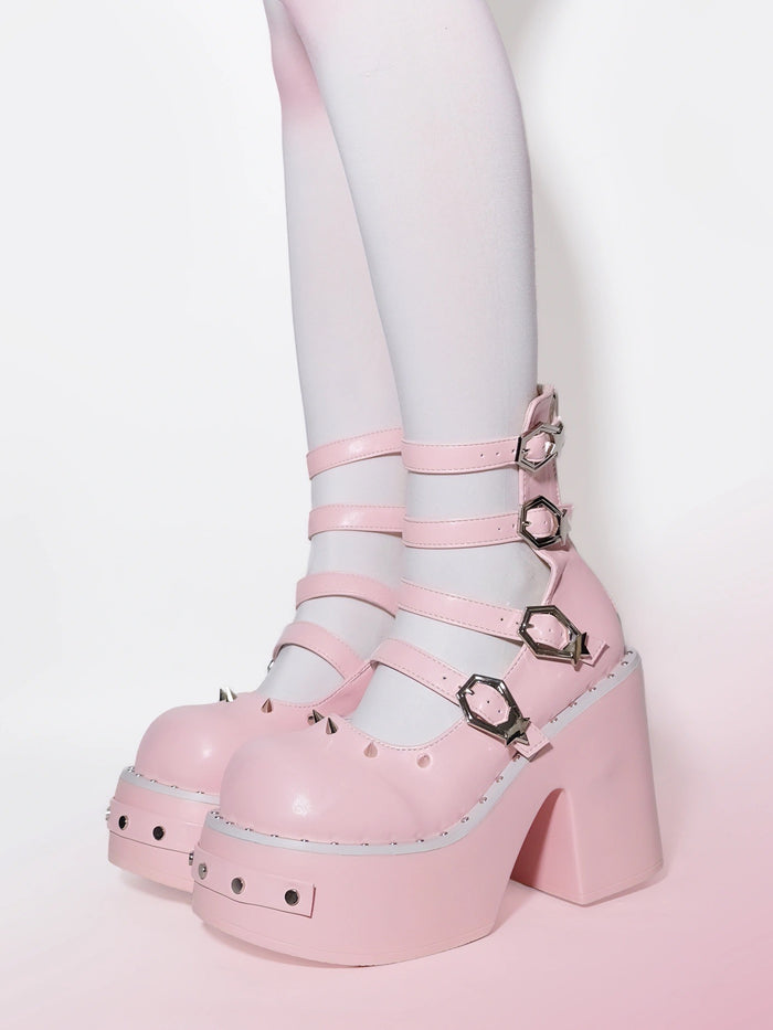 ♡ Punk Doll ♡ - Dolly Platform Heels
