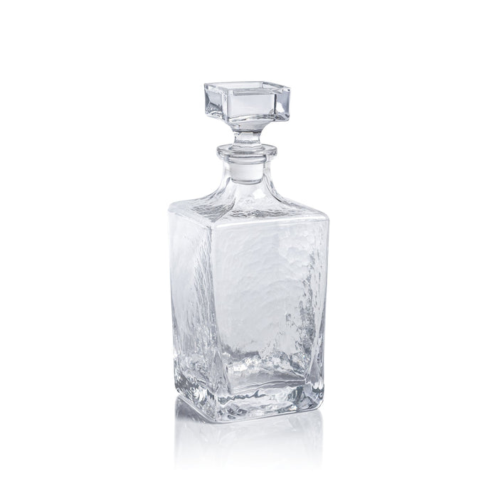 Punta Mita Hammered Glass Decanter - Decanter by Carlyle Avenue