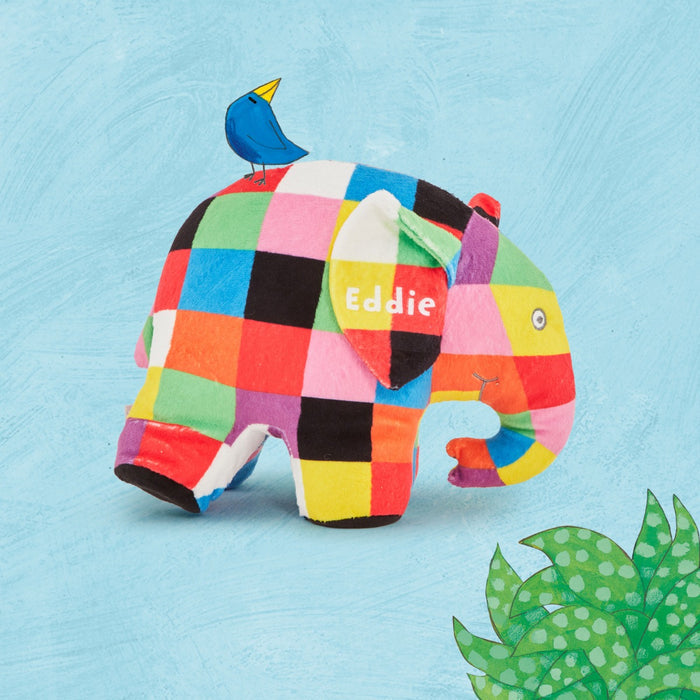 Rainbow Designs Personalised Elmer Soft Toy