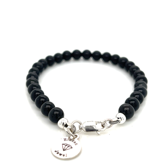 Rainbow Obsidian gemstone bracelet