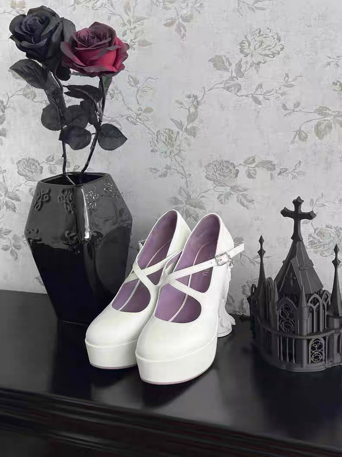 ♡ Raphael ♡ - Gothic Angel Wing Heels