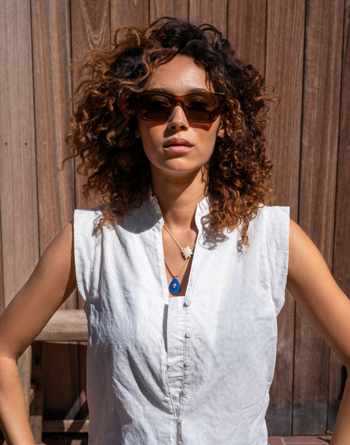 Reagan Top: Cloud Texture