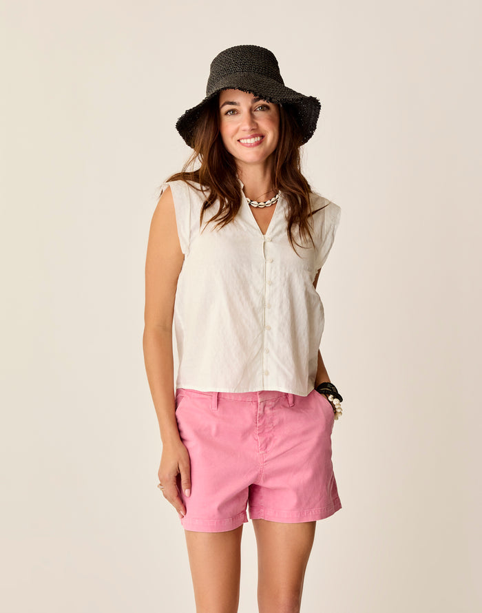 Reagan Top: Cloud Texture