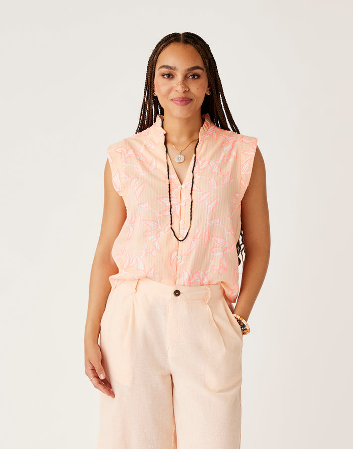 Reagan Top: Jade Pink - FINAL SALE