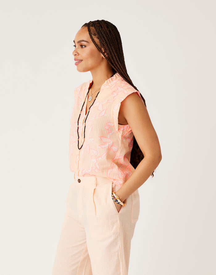 Reagan Top: Jade Pink - FINAL SALE