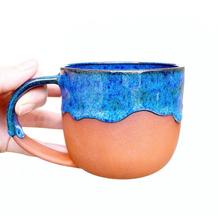 Red Mug - Blue Surf