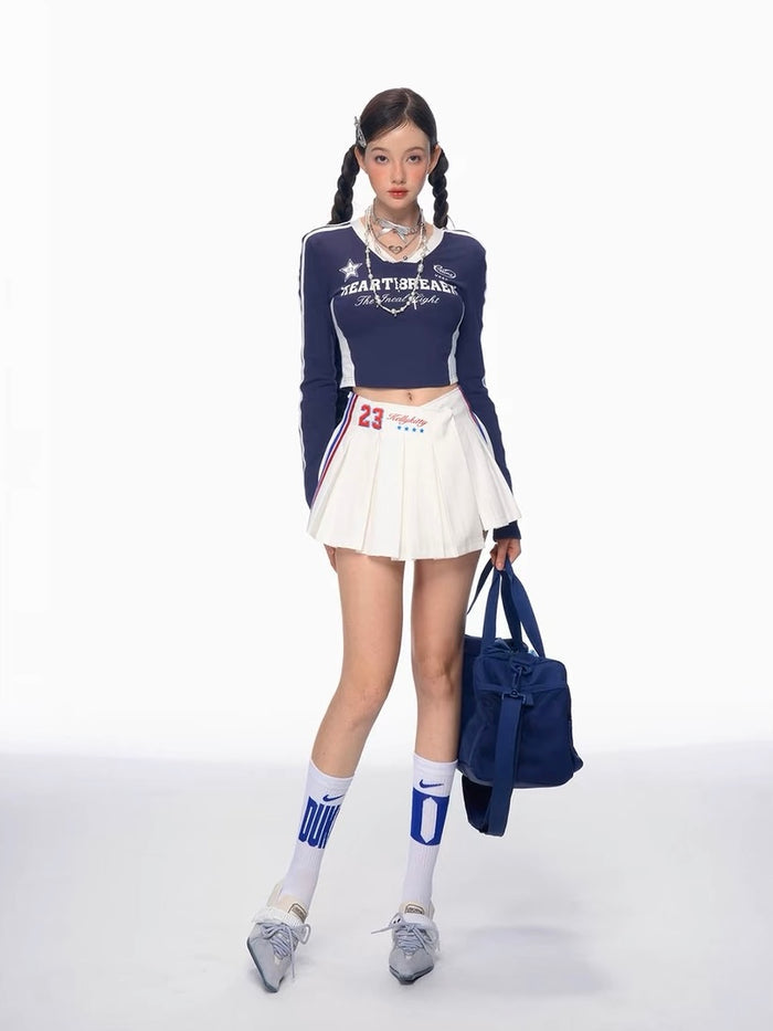 Retro American Racer Top