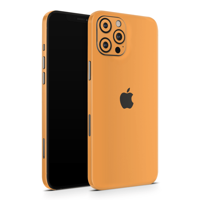 Retro Orange Apple iPhone Decal Skins