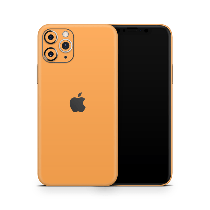 Retro Orange Apple iPhone Decal Skins