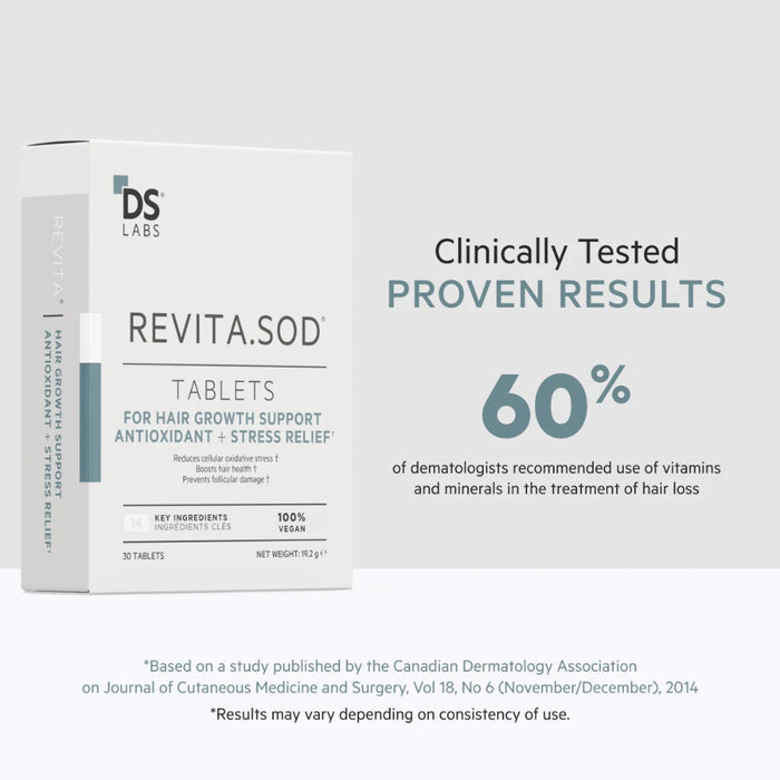 Revita.SOD tablets for stress-induced hair loss (1 month)