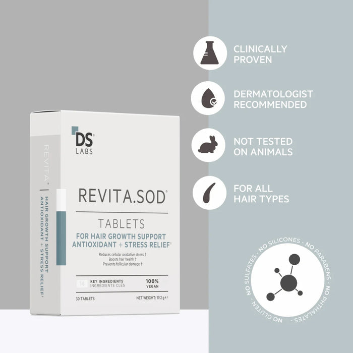 Revita.SOD tablets for stress-induced hair loss (1 month)