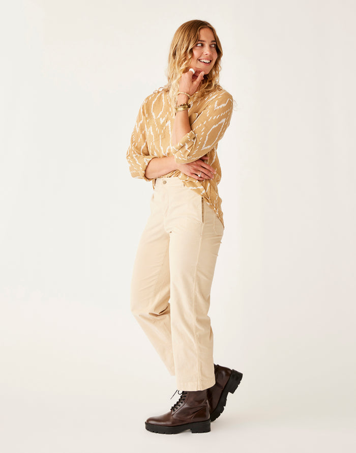 Rex Wide Leg: Cement - FINAL SALE