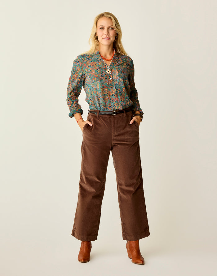Rex Wide Leg: Espresso