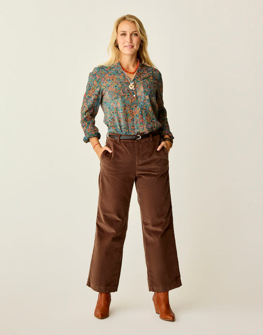 Rex Wide Leg: Espresso