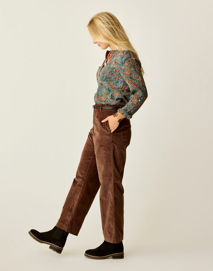 Rex Wide Leg: Espresso