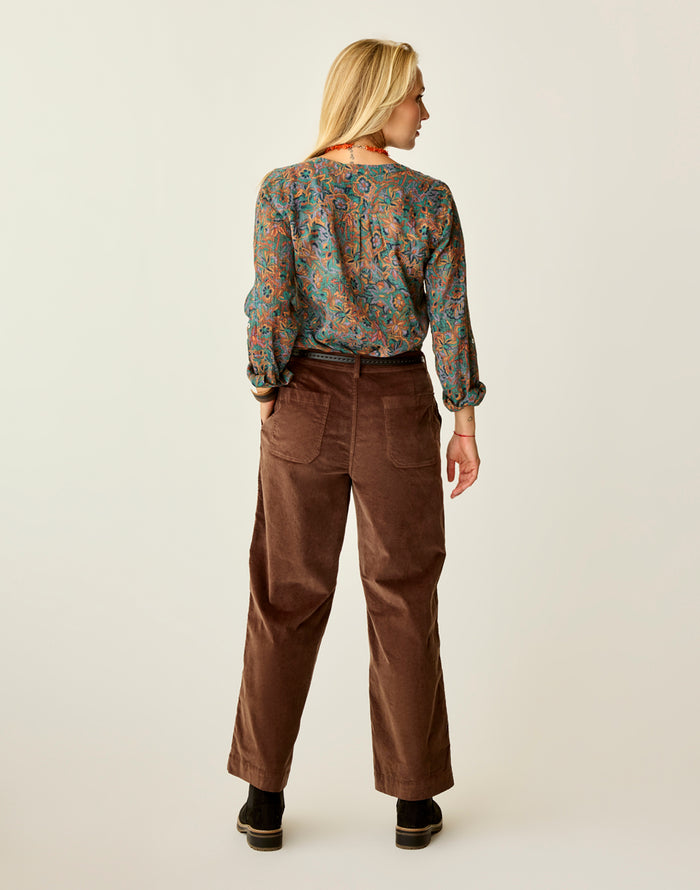 Rex Wide Leg: Espresso