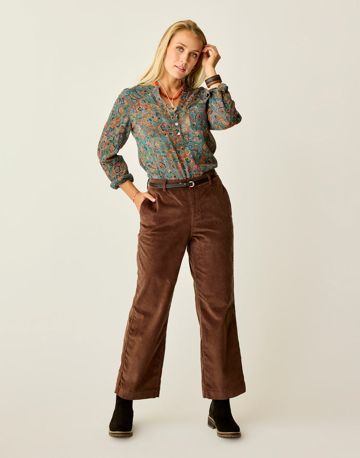 Rex Wide Leg: Espresso