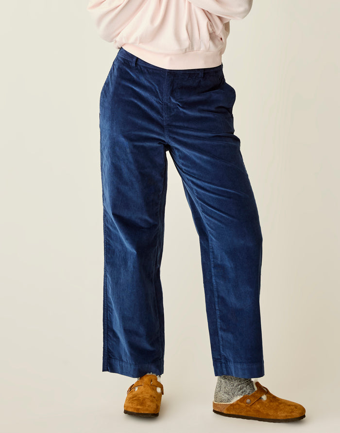 Rex Wide Leg: Navy