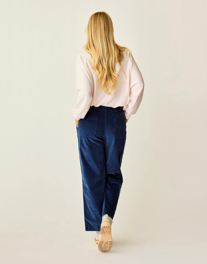 Rex Wide Leg: Navy