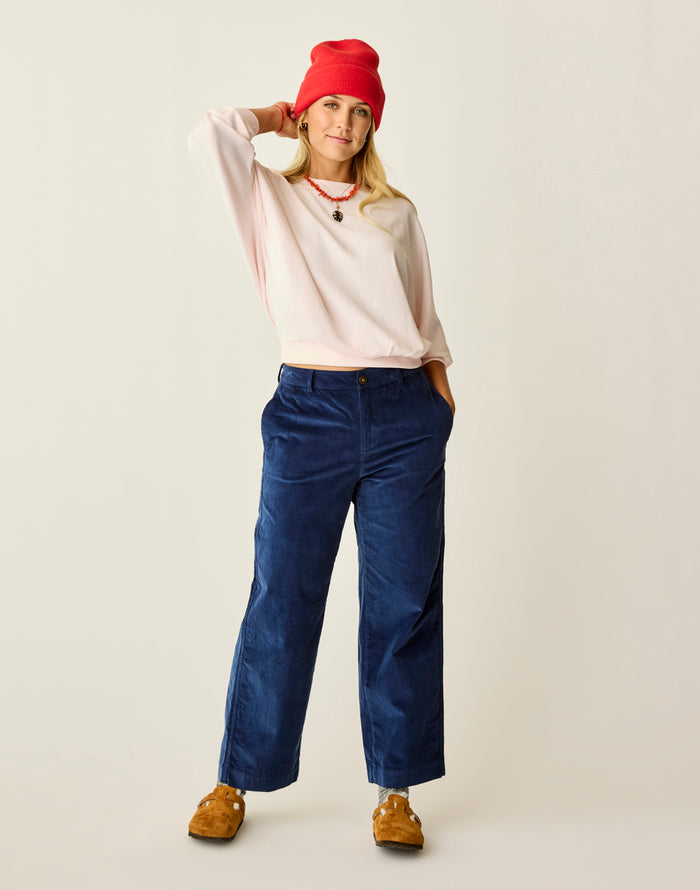Rex Wide Leg: Navy