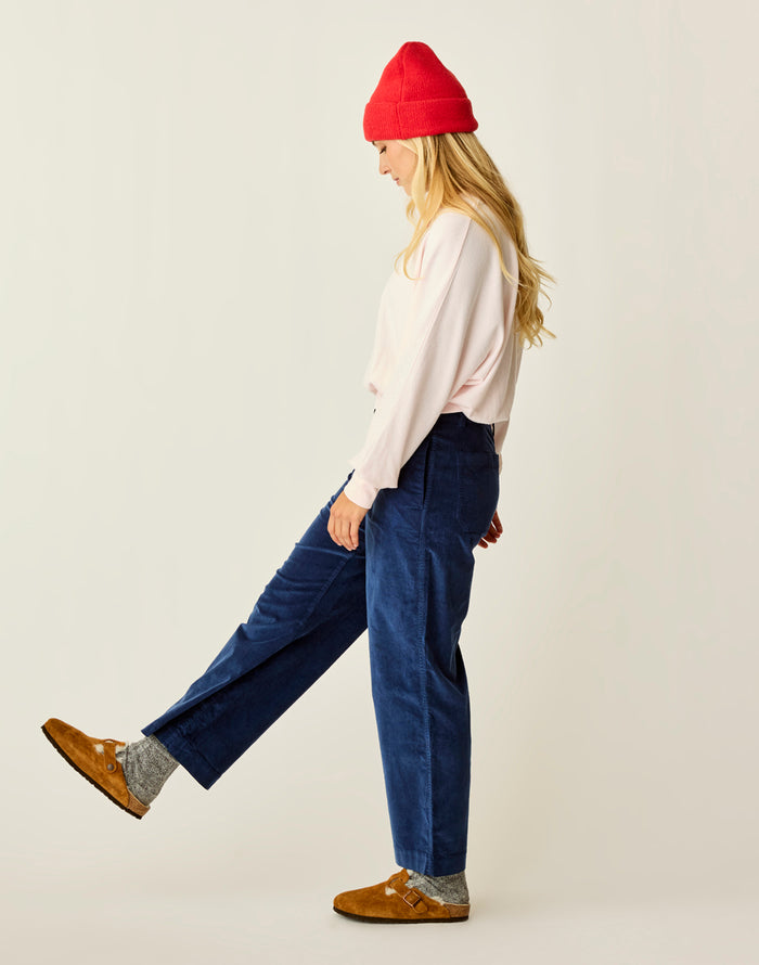 Rex Wide Leg: Navy