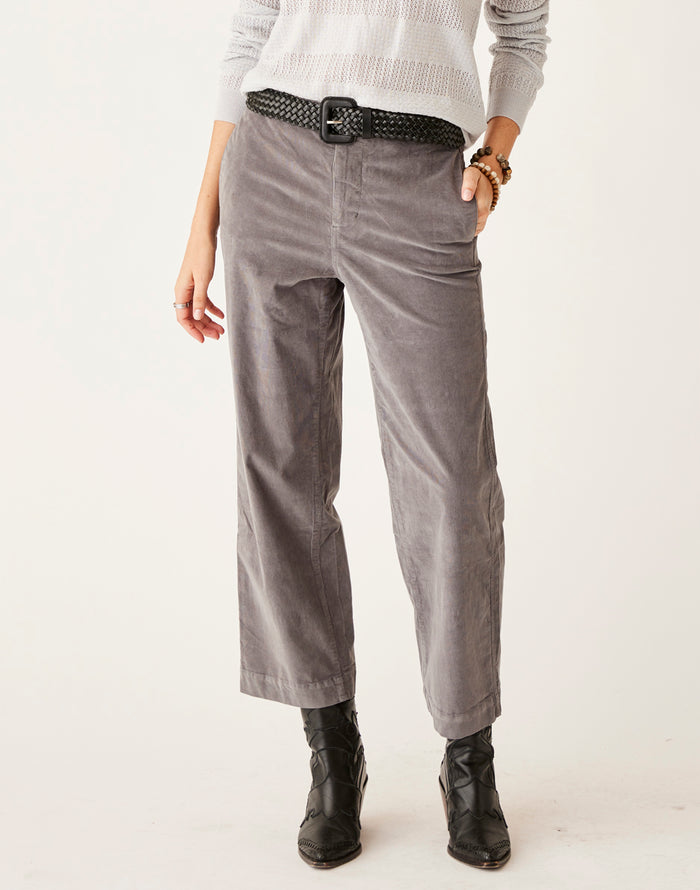Rex Wide Leg: Pewter - FINAL SALE