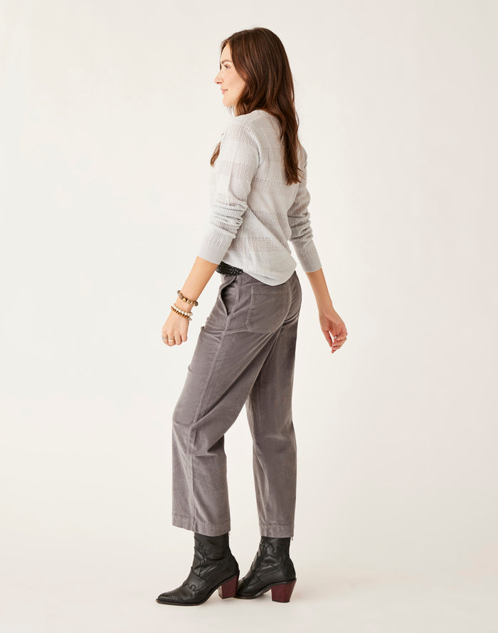 Rex Wide Leg: Pewter - FINAL SALE