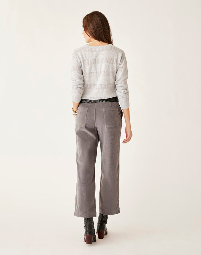 Rex Wide Leg: Pewter - FINAL SALE