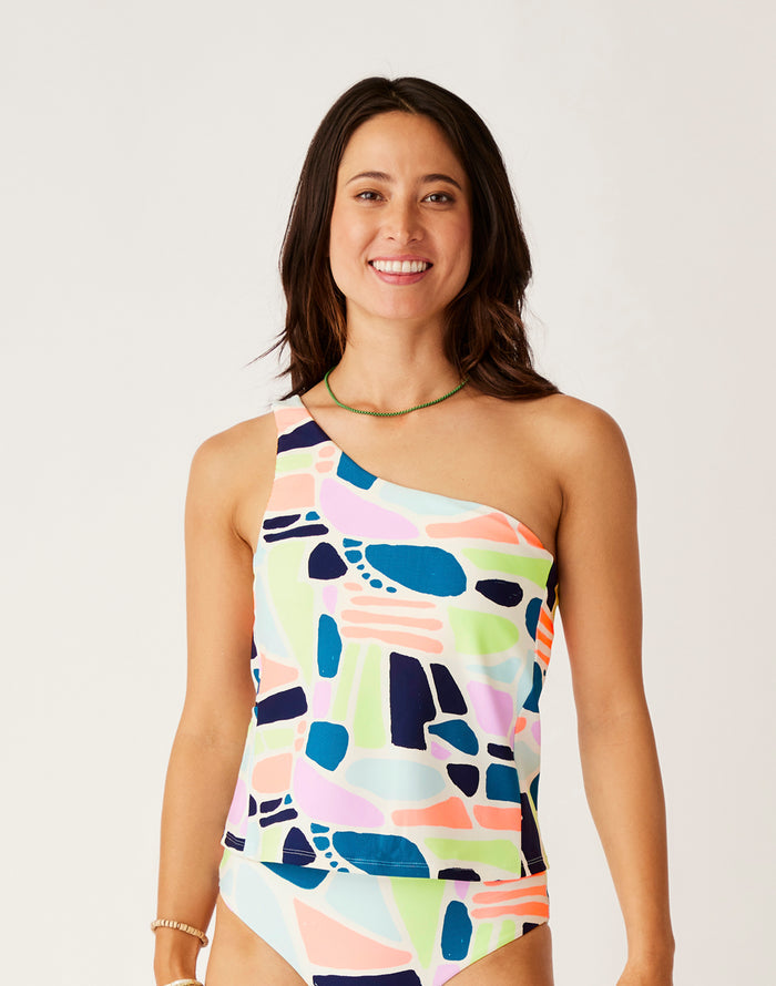 Rio Compression Tankini: Pebble - FINAL SALE