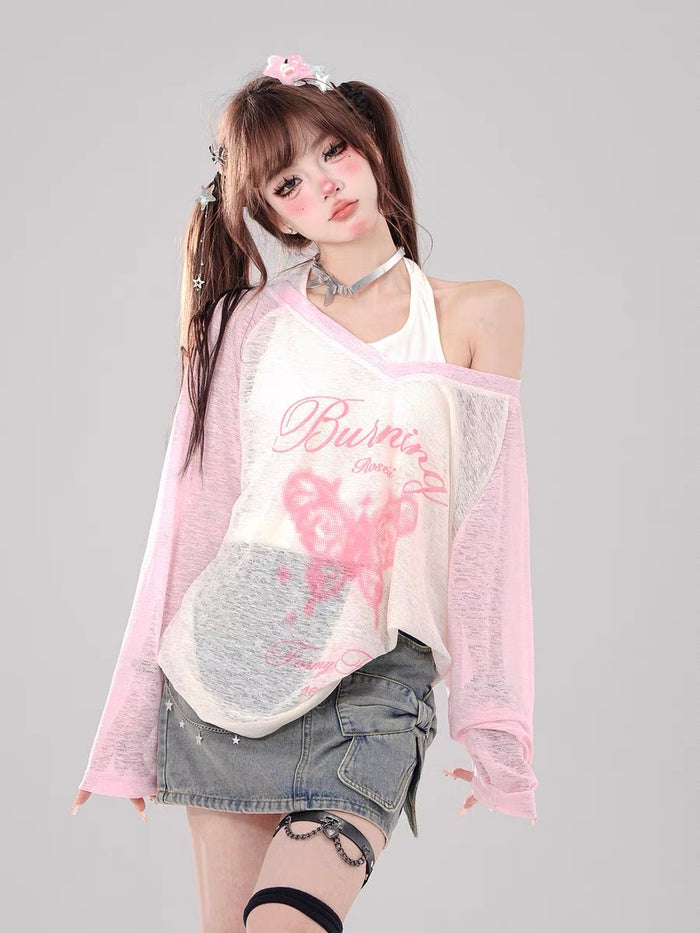 Rippling Waves Cover-Up Top