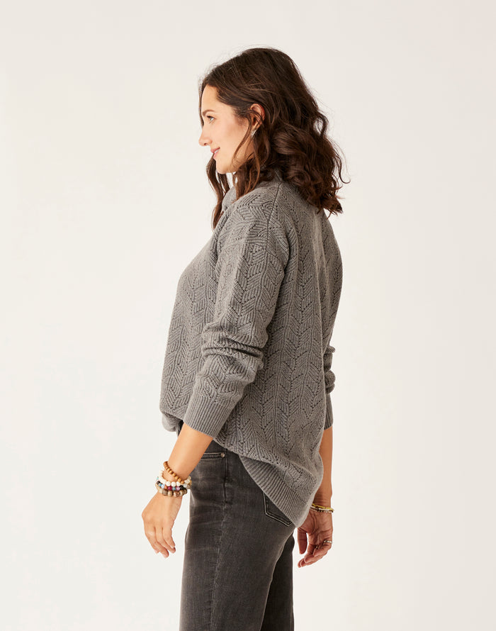 Rockvale Allover Stitch: Pewter Heather - FINAL SALE