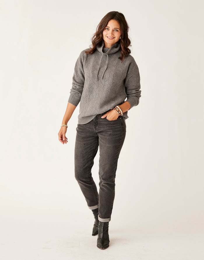 Rockvale Allover Stitch: Pewter Heather - FINAL SALE