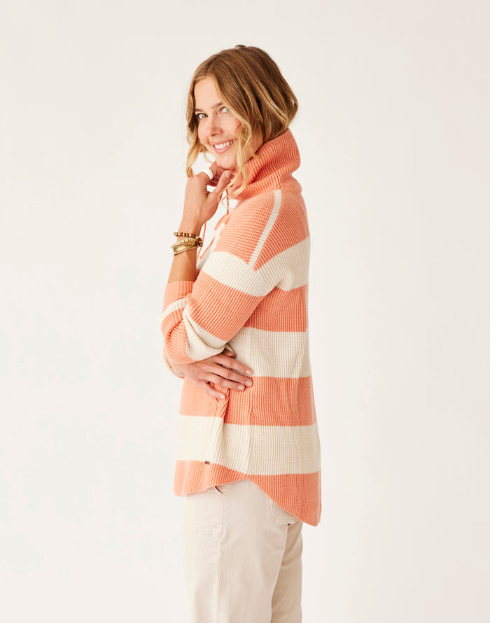 Rockvale Sweater: Lt. Henna Stripe - FINAL SALE