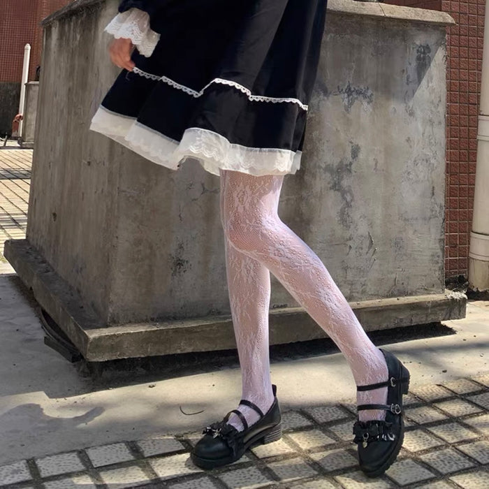 ♡ Rose Fishnet Tights ♡