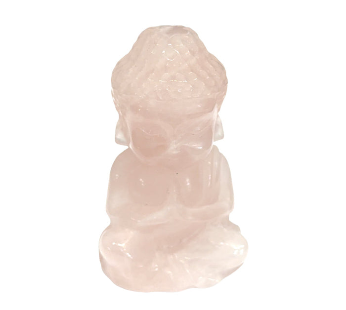 Rose Quartz Buddha | Ethically Sourced Crystal for Unconditional Love, Compassion & Inner Peace