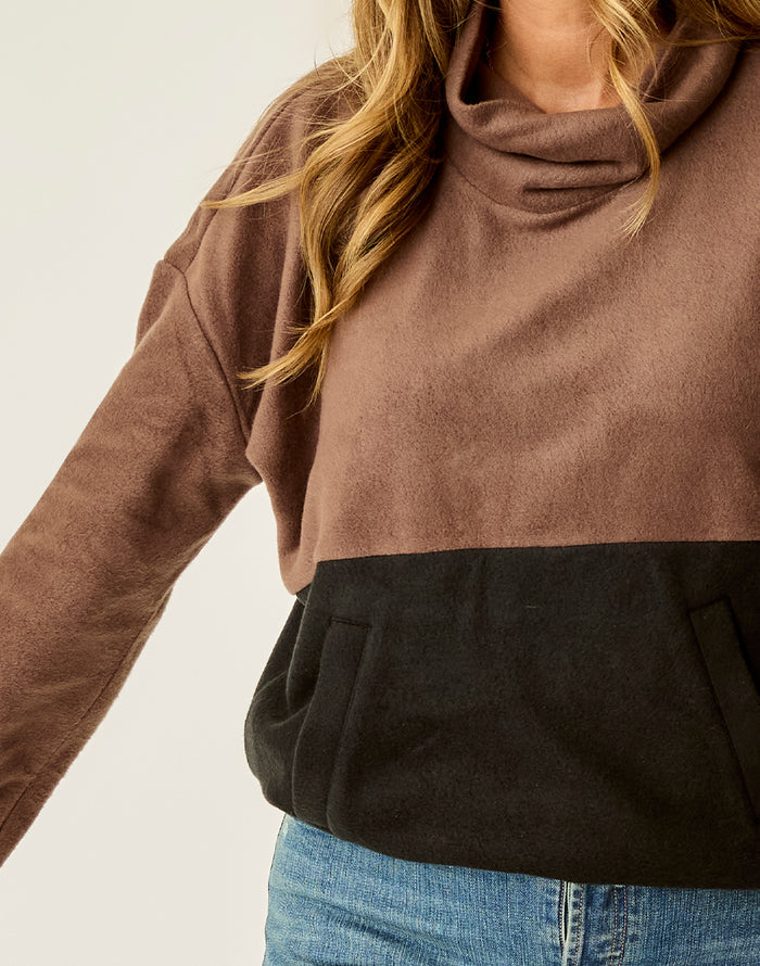 Rowayton Colorblock 2.0: Espresso w. Black