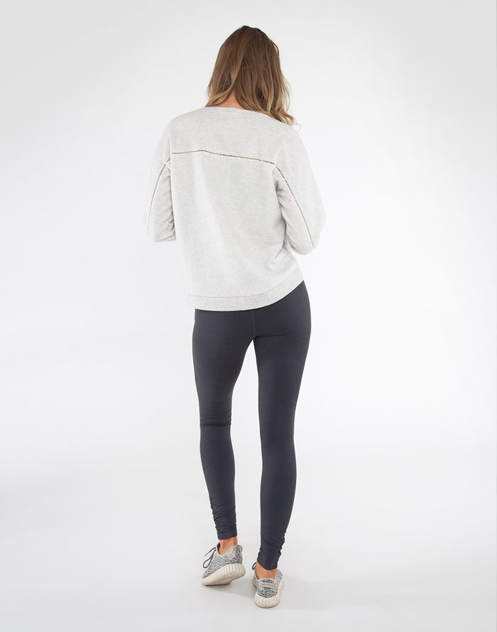 Ruby Crewneck : Cloud Heather - FINAL SALE