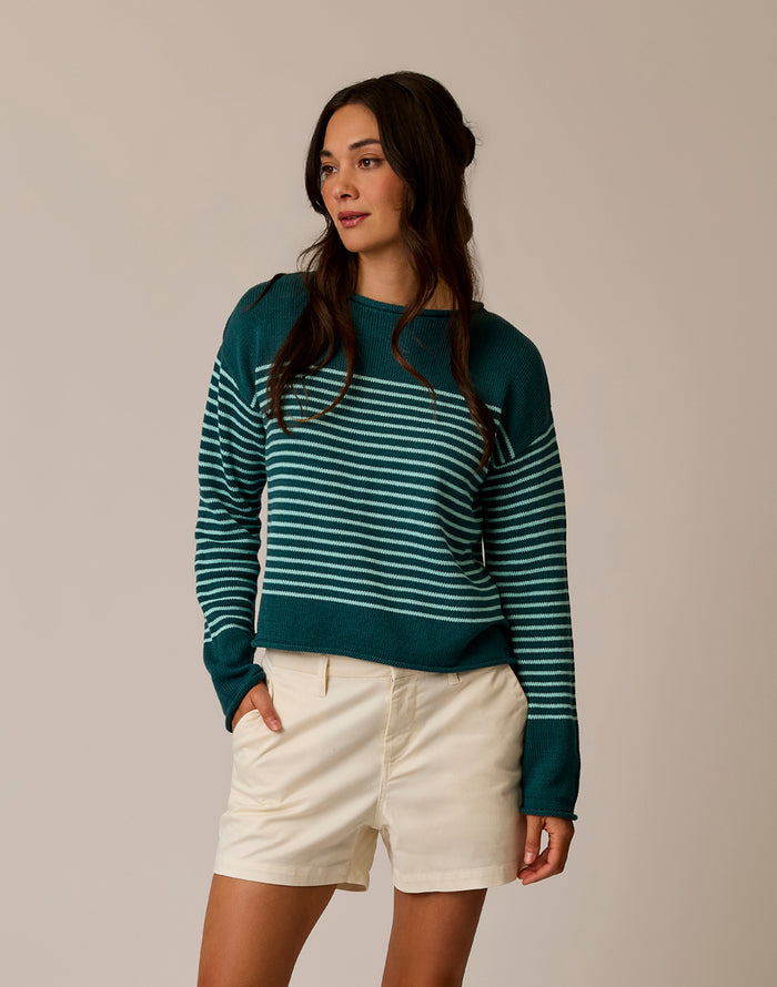 Rue Sweater: Nightdive Stripe