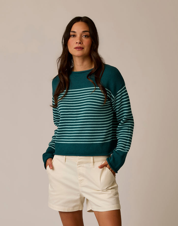 Rue Sweater: Nightdive Stripe