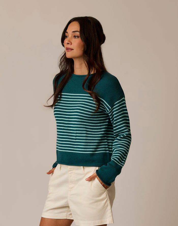 Rue Sweater: Nightdive Stripe